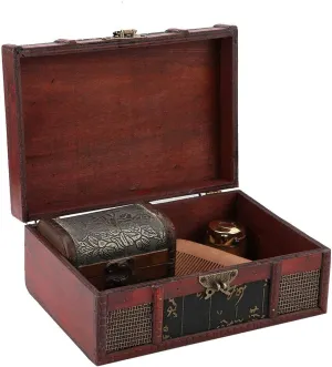 Jewelry Organizer,Jewelry Holder Organizer,Jewelry Box,Vintage Wooden Storage Box Small Size Jewelry Organizer Book Retro Storage Box Vintage Decorative