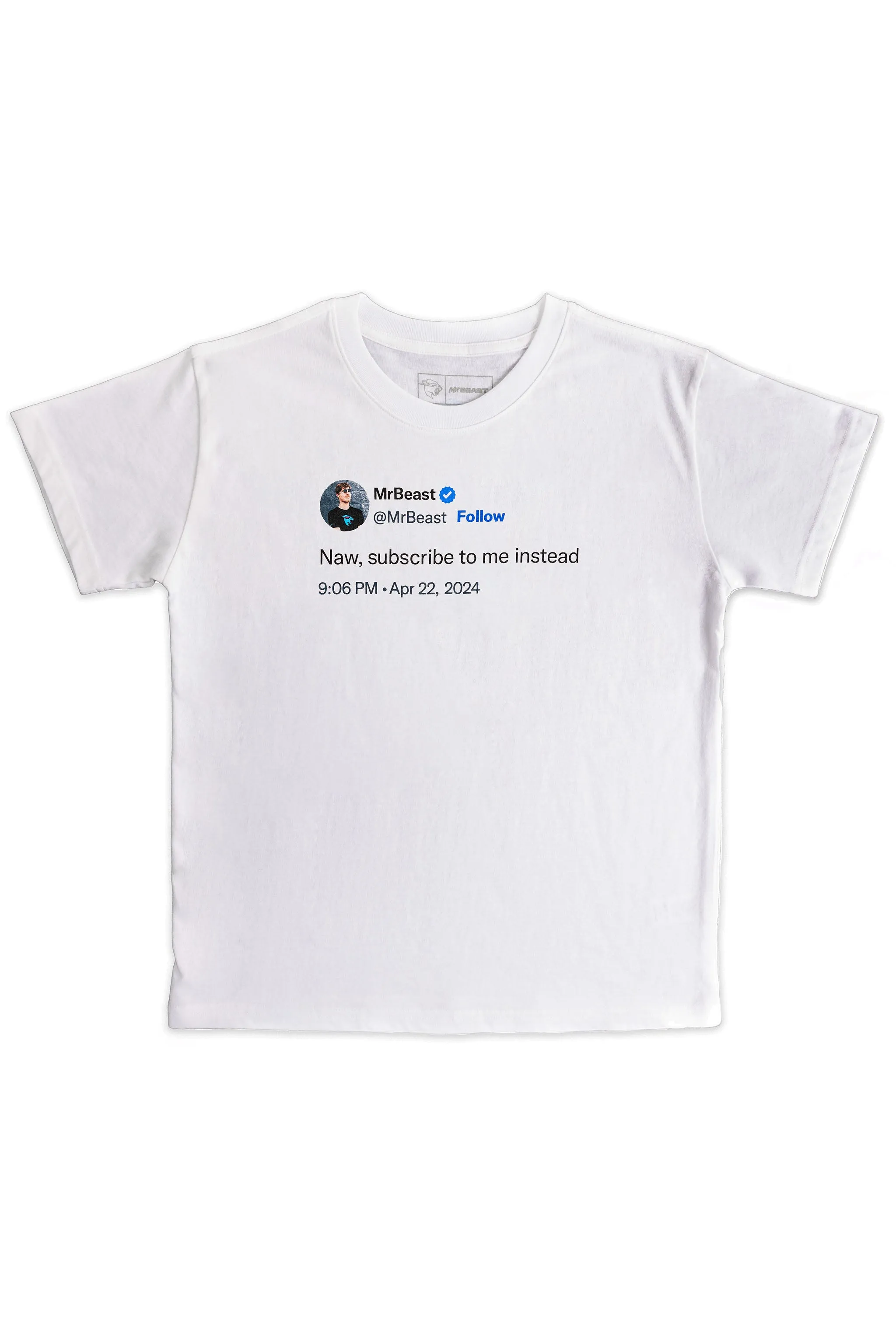 KIDS NAW S/SLEEVE TEE - WHITE