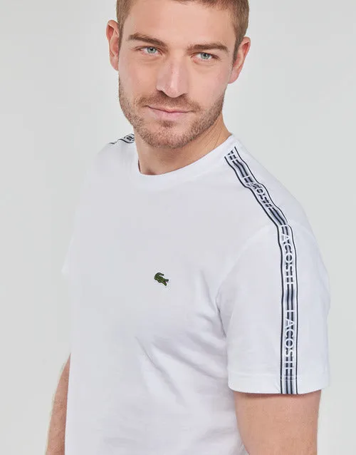 Lacoste Men's Regular Fit Logo Stripe T-shirt