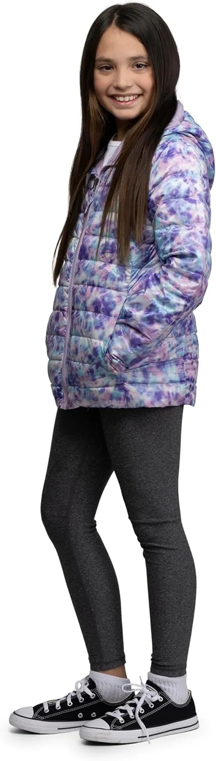 Lands' End Kids Packable Hooded Down Puffer Jacket Coat (XXS-XXL)