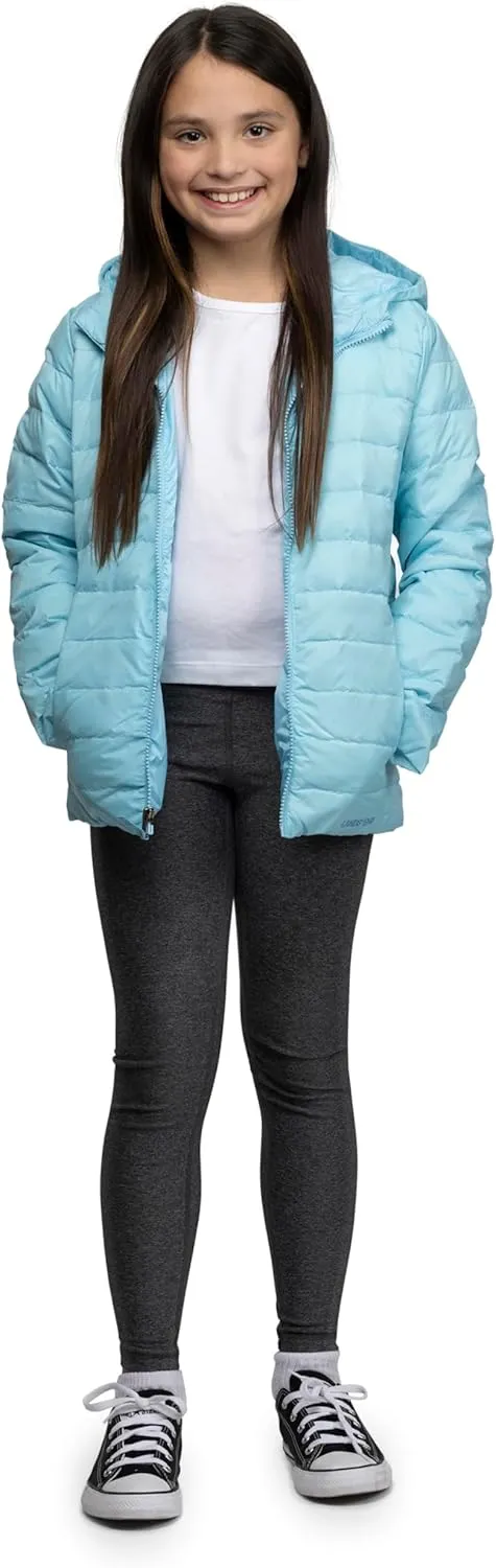 Lands' End Kids Packable Hooded Down Puffer Jacket Coat (XXS-XXL)