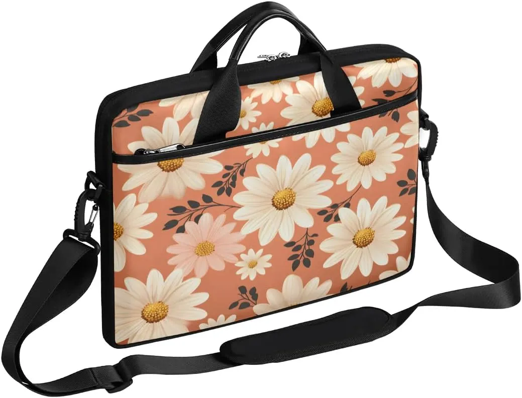 Laptop Shoulder Bag Computer Bag 13-15 Inches Laptop Carrying Case with Shoulder Strap for Women Men