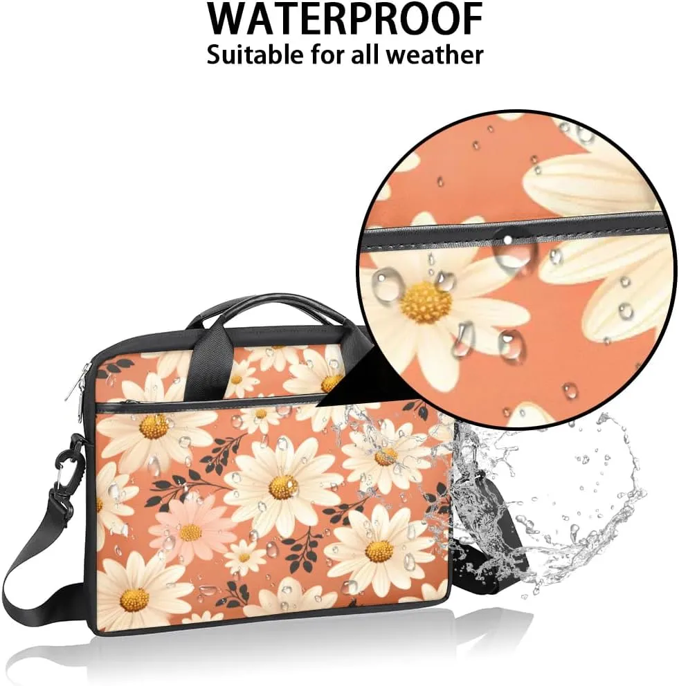 Laptop Shoulder Bag Computer Bag 13-15 Inches Laptop Carrying Case with Shoulder Strap for Women Men