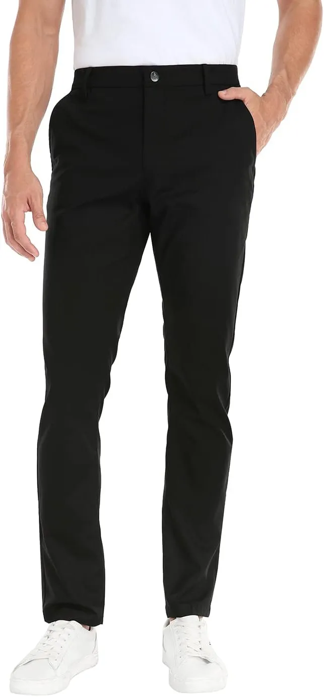 LRD Mens Stretch Golf Pants  Lightweight Performance Slim Fit Golf Pant for Men