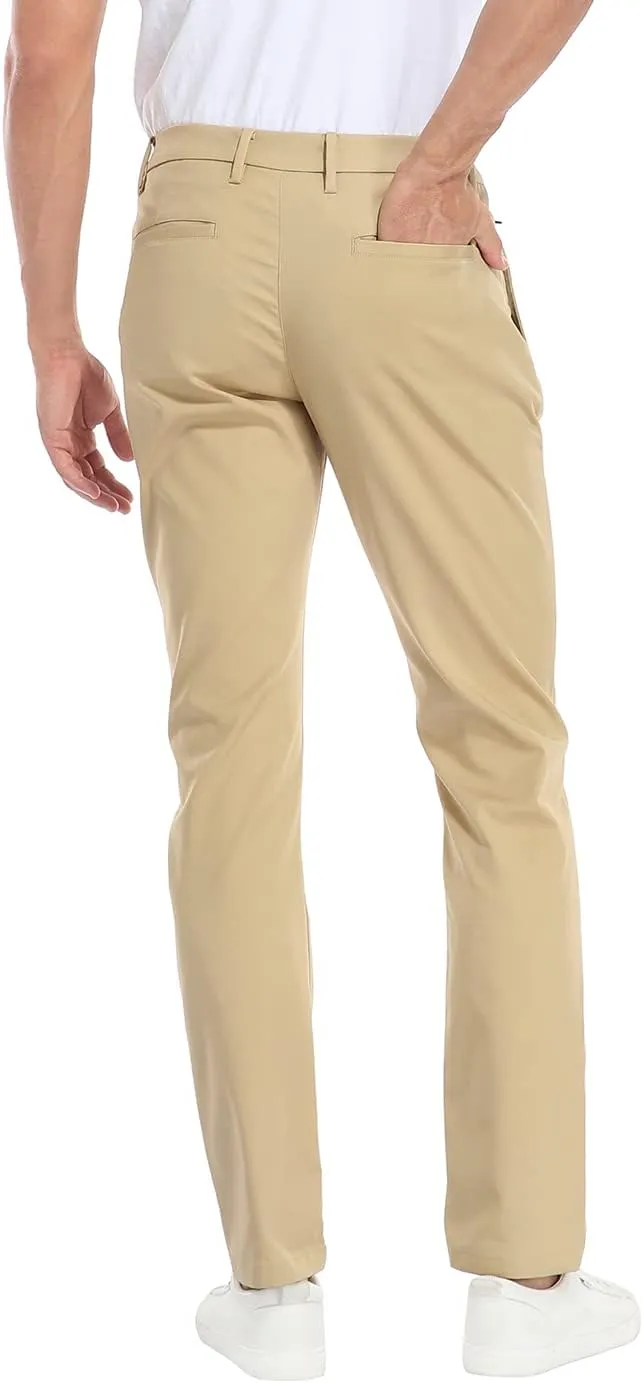 LRD Mens Stretch Golf Pants  Lightweight Performance Slim Fit Golf Pant for Men