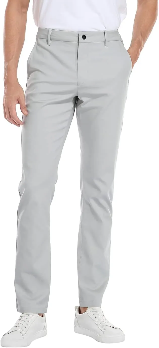 LRD Mens Stretch Golf Pants  Lightweight Performance Slim Fit Golf Pant for Men
