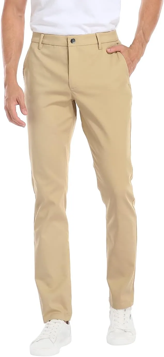 LRD Mens Stretch Golf Pants  Lightweight Performance Slim Fit Golf Pant for Men