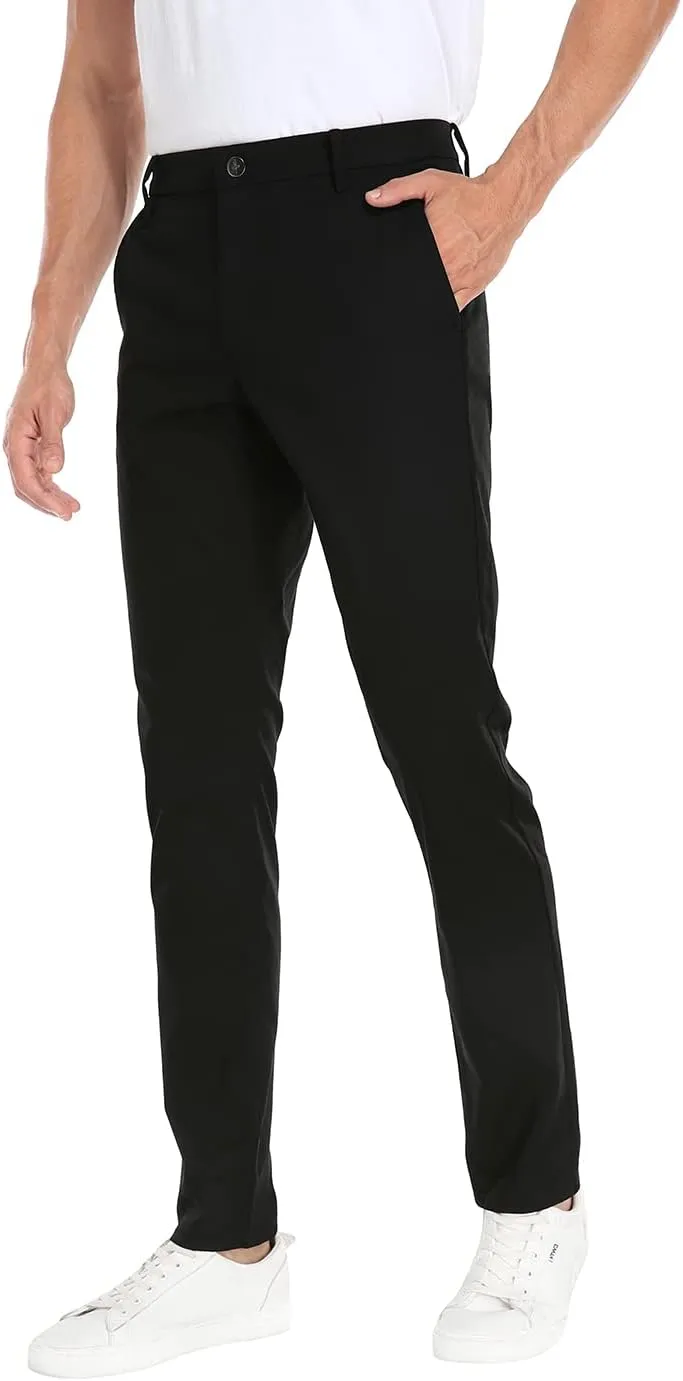 LRD Mens Stretch Golf Pants  Lightweight Performance Slim Fit Golf Pant for Men