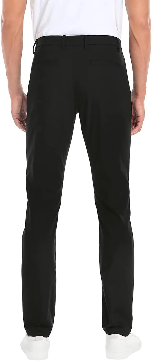 LRD Mens Stretch Golf Pants  Lightweight Performance Slim Fit Golf Pant for Men