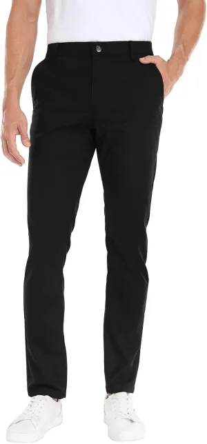 LRD Mens Stretch Golf Pants  Lightweight Performance Slim Fit Golf Pant for Men