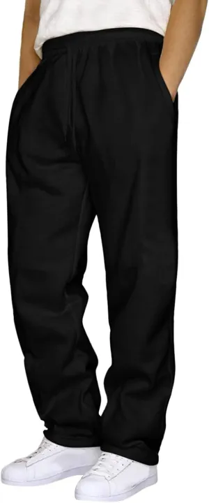 Men Cargo Chino Pants Casual Linen Stretchy Drawstring Waist Pant Sweatpants Joggers Sports Gym Jogging