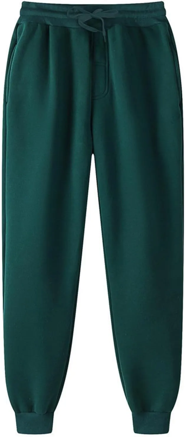 Men Cargo Combat Work Pant Gym Running Jogger Plain Stretch Sweat Pants Loose Linen Track Lounge Pants