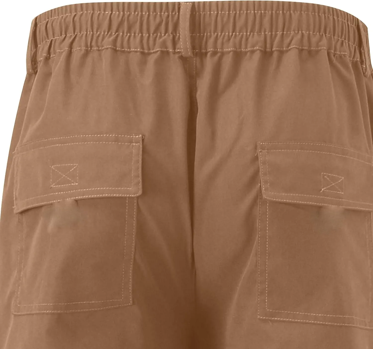 Men Cargo Pants Casual Cotton Stretch Elasticated Waist Pant Sweatpants Joggers Running Workout Jogger Bottoms