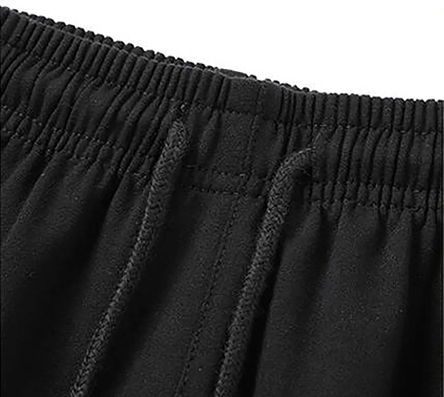 Men Cargo Work Pants Casual Linen Elasticated Waist Pant Jogging Sweatpants Joggers Baggy Sports Gym Pants
