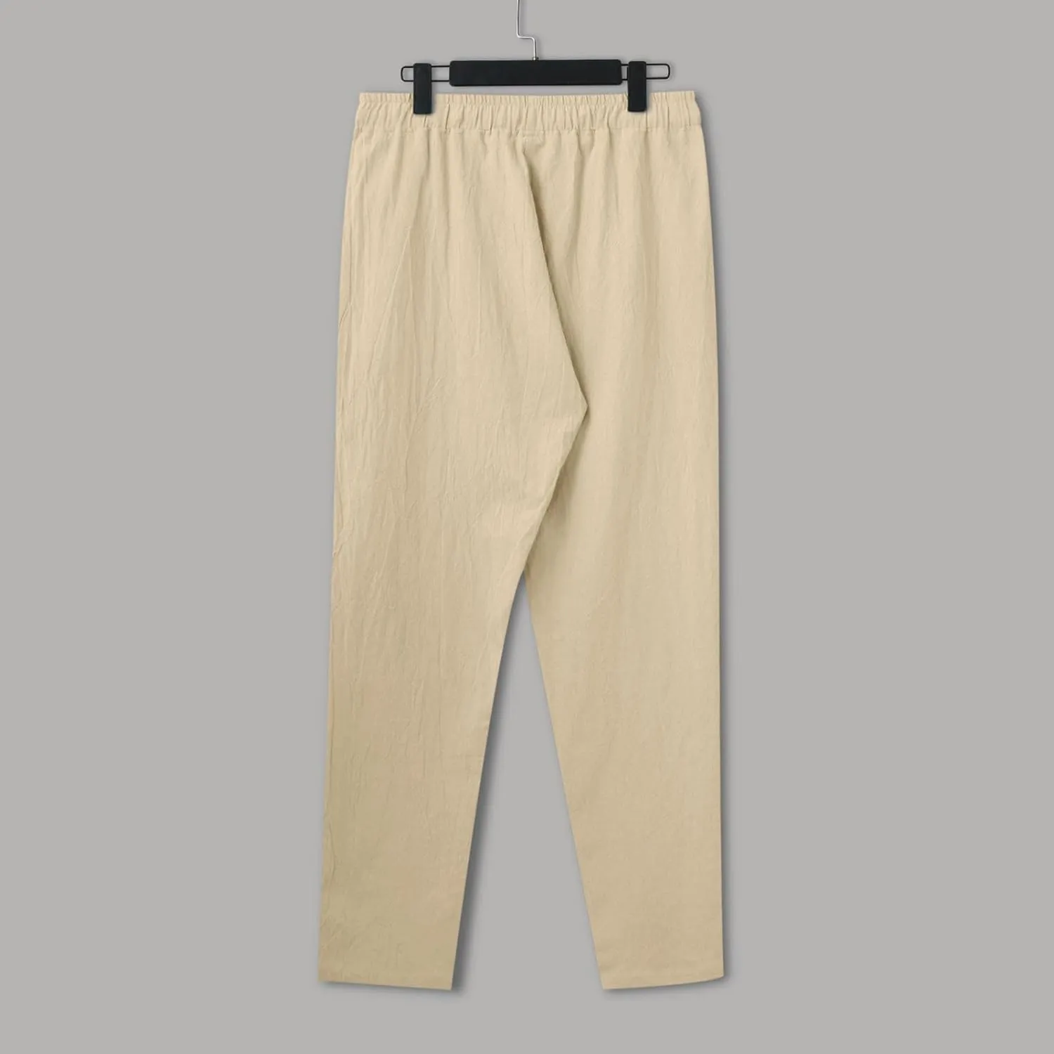 Men Pants Casual Leisure Joggers Sport Sweatpants Open Hem Elasticated Waist Combat Work Pant