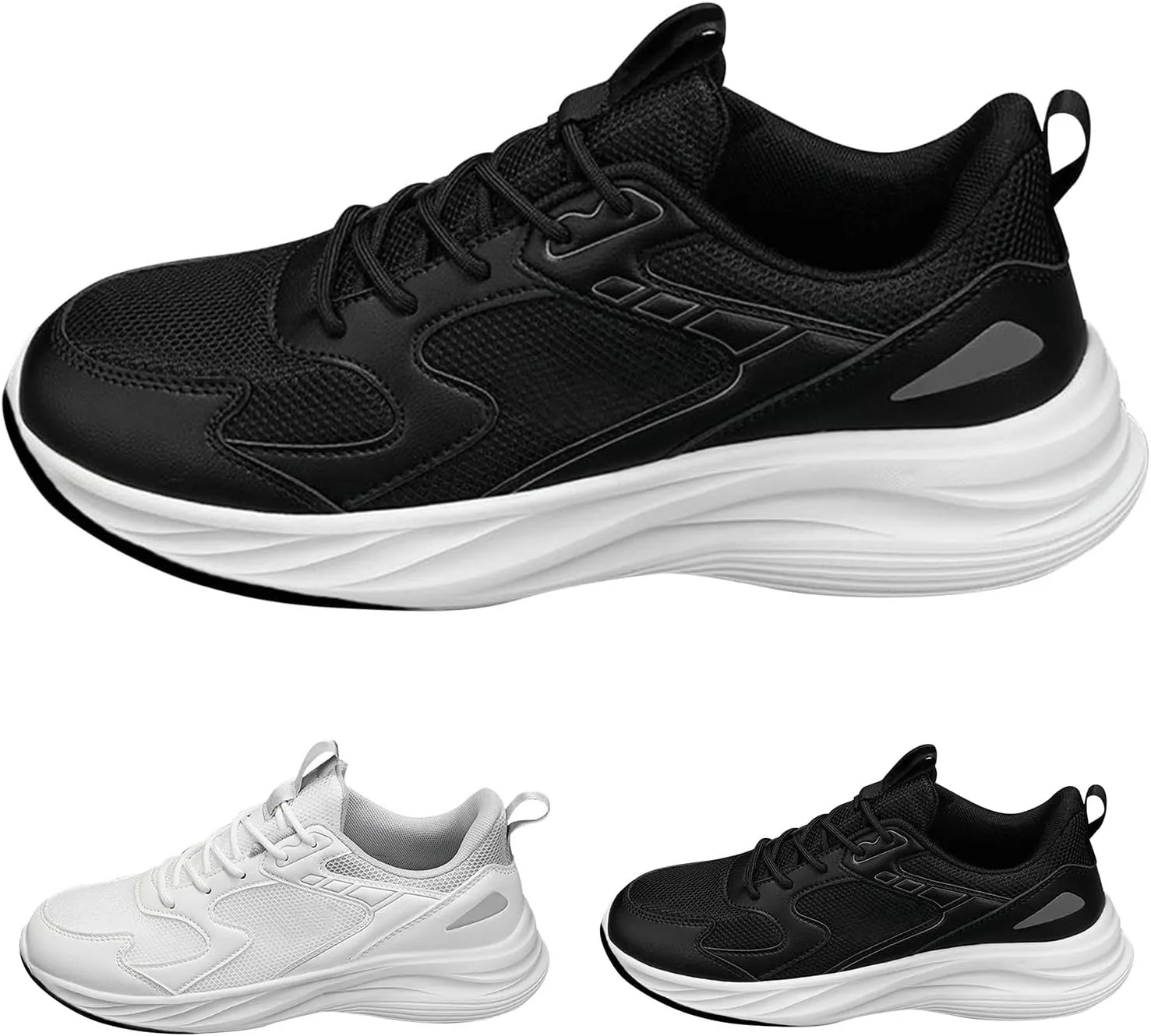Men Slip On Casual Walking Shoes Lightweight Breathable Jogger Running Shoes Comfortable Workout Gym Fashion Sneakers for Women