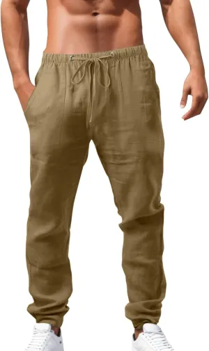 Men Tracksuit Pant Casual Camo Jogger Running Sports Sweatpants Elastic Waistband Cargo Work Pant