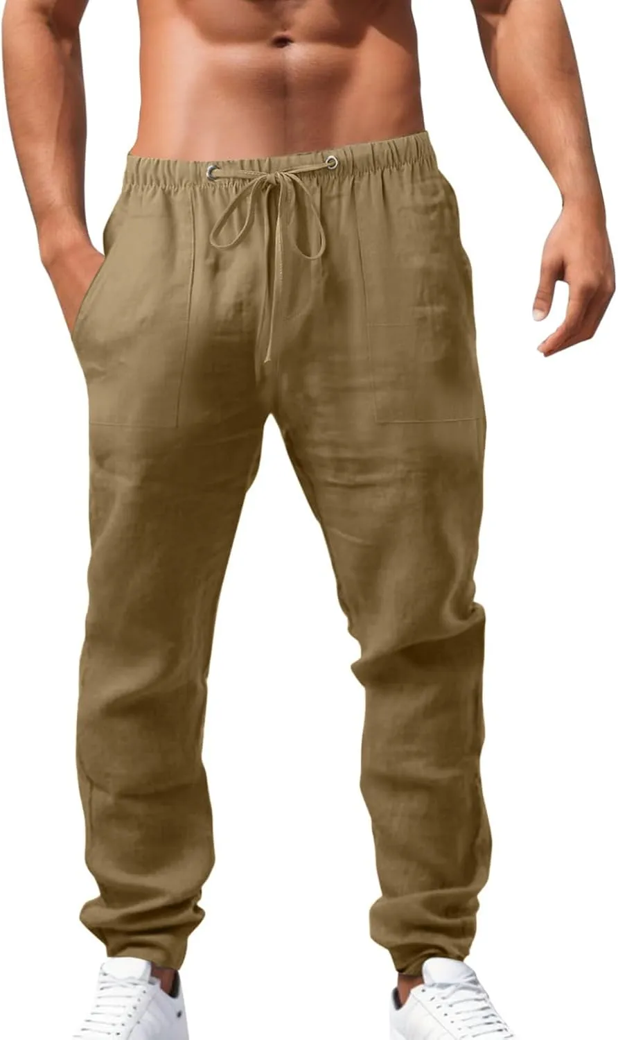 Men Tracksuit Pant Casual Camo Jogger Running Sports Sweatpants Elastic Waistband Cargo Work Pant