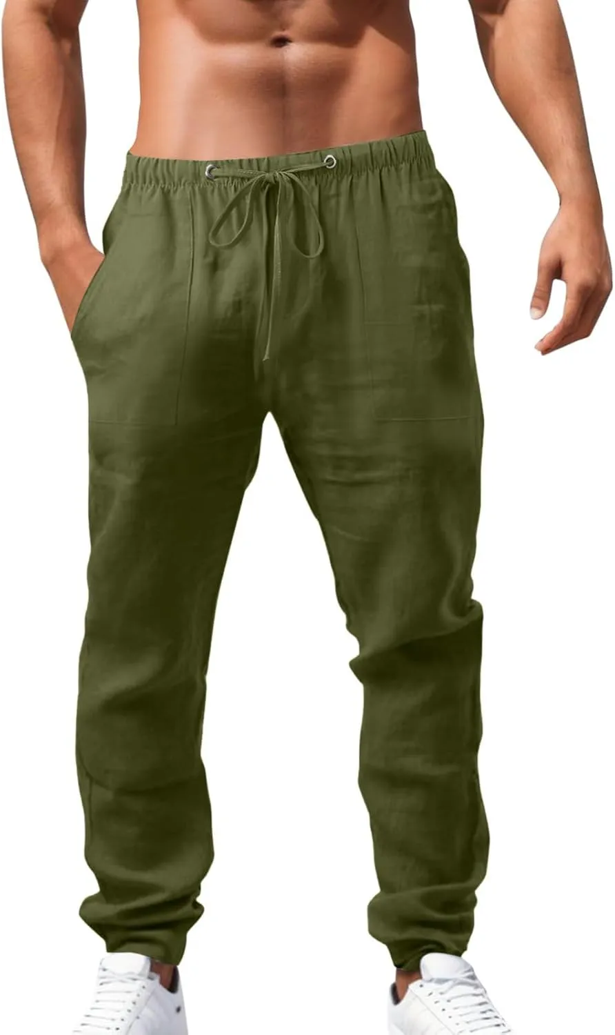 Men Tracksuit Pant Casual Camo Jogger Running Sports Sweatpants Elastic Waistband Cargo Work Pant
