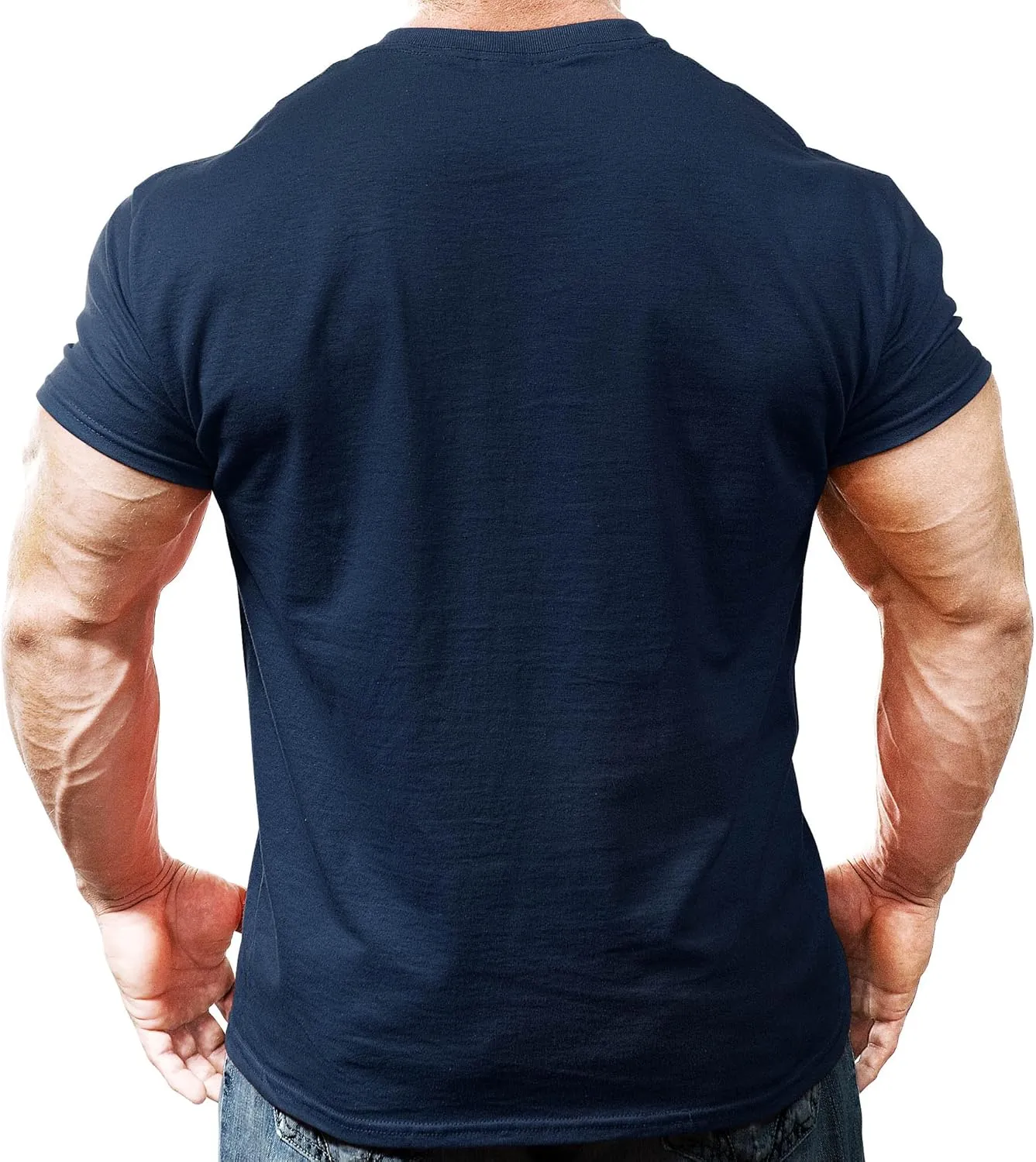 Men's Bodybuilding Workout (HRD-LVN Classic-000) Gym T-Shirt