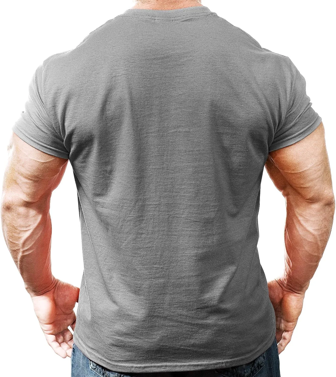 Men's Bodybuilding Workout (HRD-LVN Classic-000) Gym T-Shirt