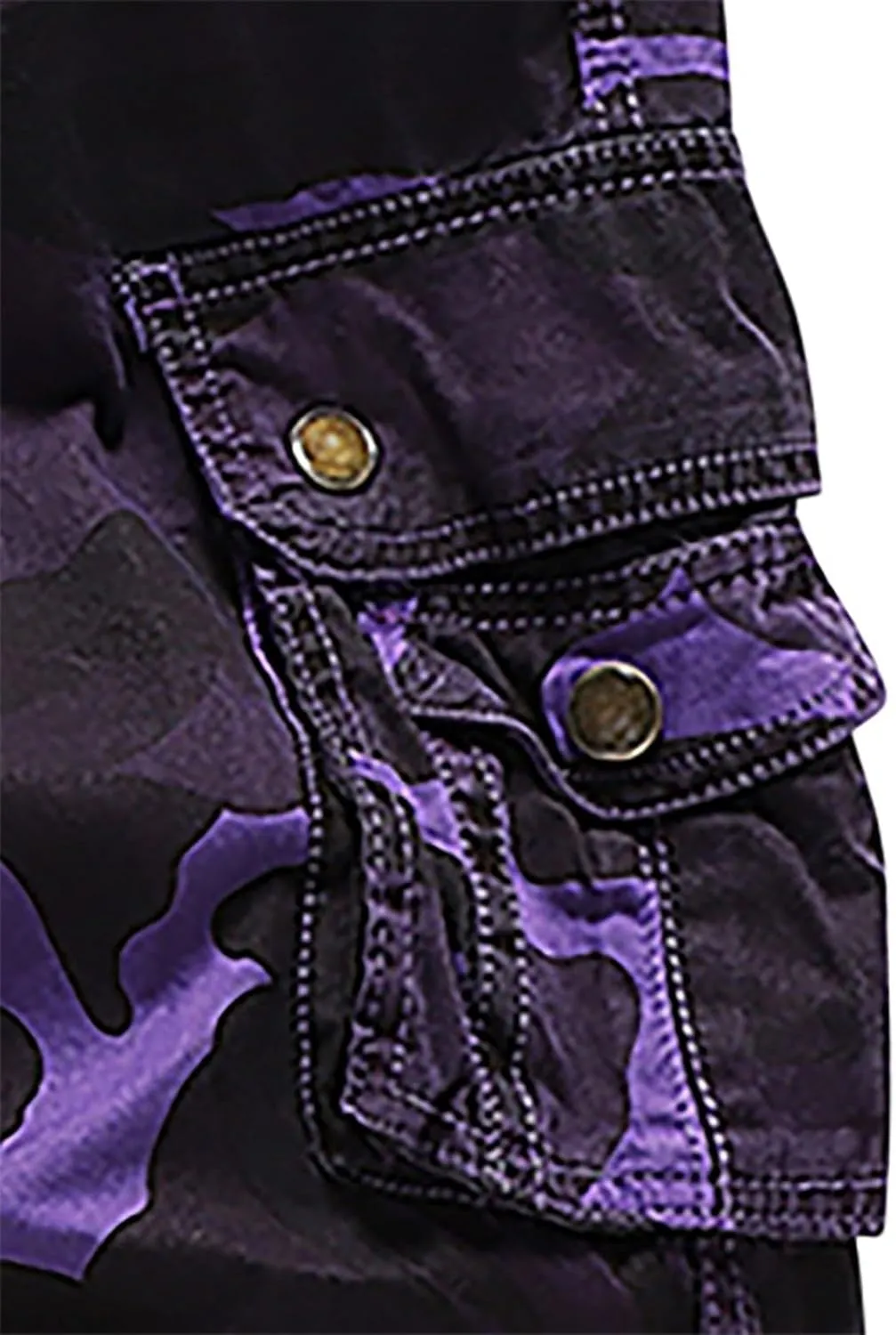 Men's Camo Cargo Shorts with Multi Pockets Fashionable Casual Workwear Shorts Summer Tactical Short Pants