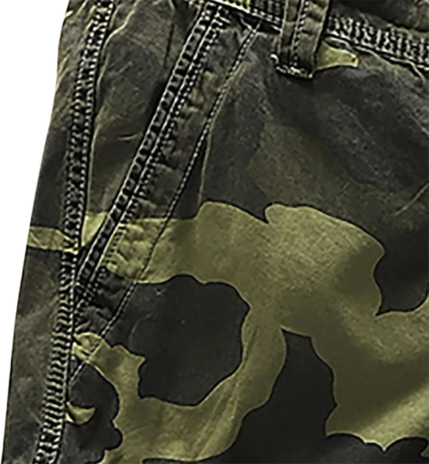 Men's Camo Cargo Shorts with Multi Pockets Fashionable Casual Workwear Shorts Summer Tactical Short Pants