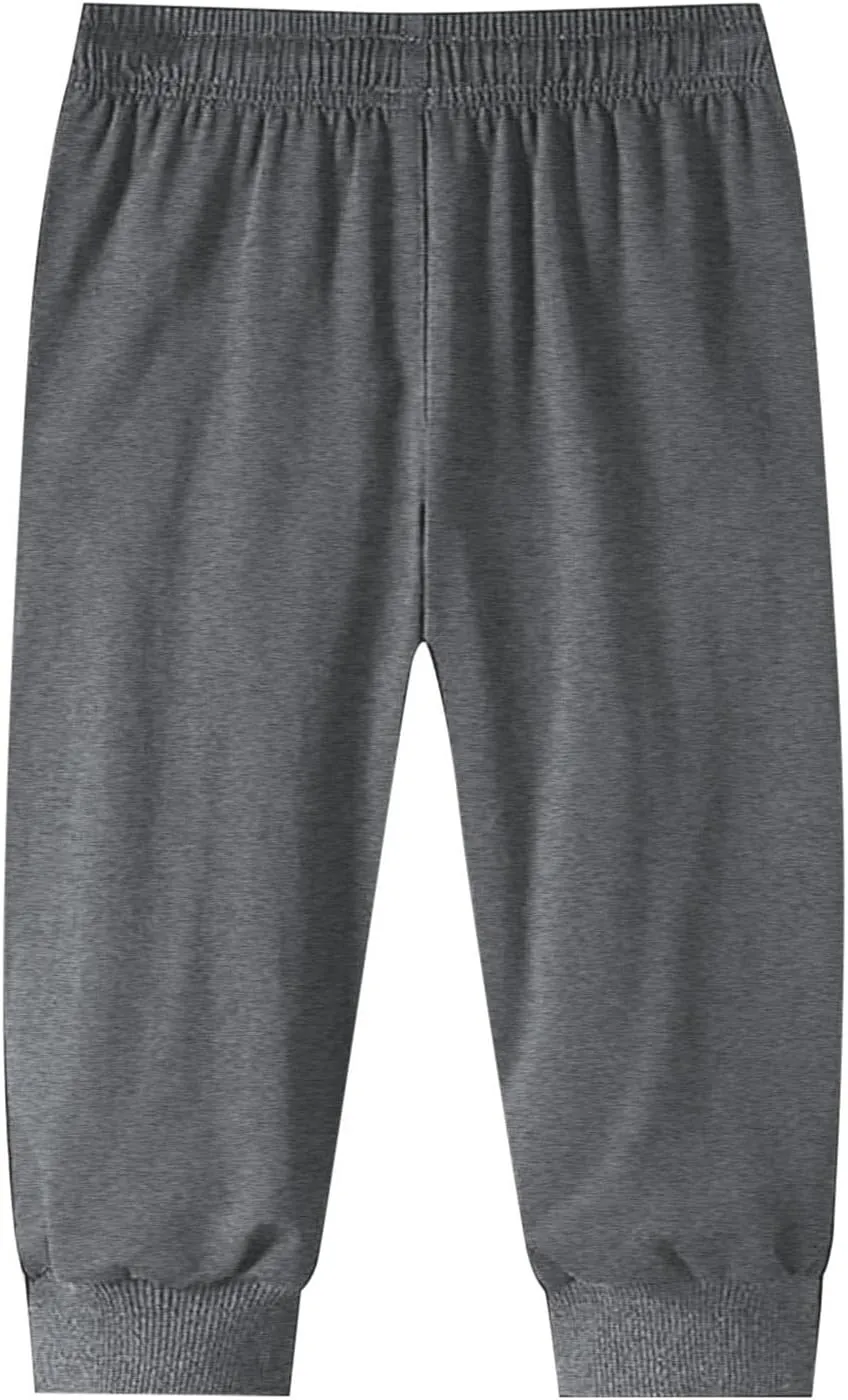 Mens Cargo Combat Work Pant Training Gym Running Jogger Sweatpant Loose Fit Straight Leg Lounge Pants