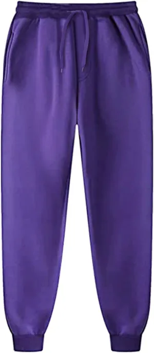 Mens Cargo Combat Work Pant Workout Gym Jogger Sweat Pants Loose Fit Cuffed Hem Stretch Waist Chino Pants