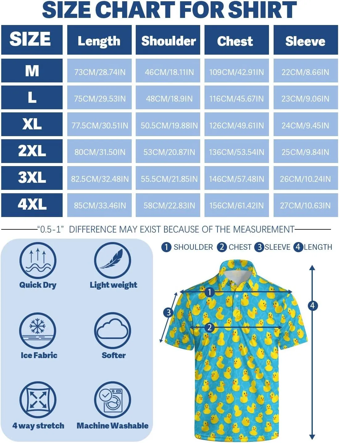 Mens Golf Shirt Funny Polo Shirts Short Sleeve Golf Polo Shirts Gifts Print Shirts