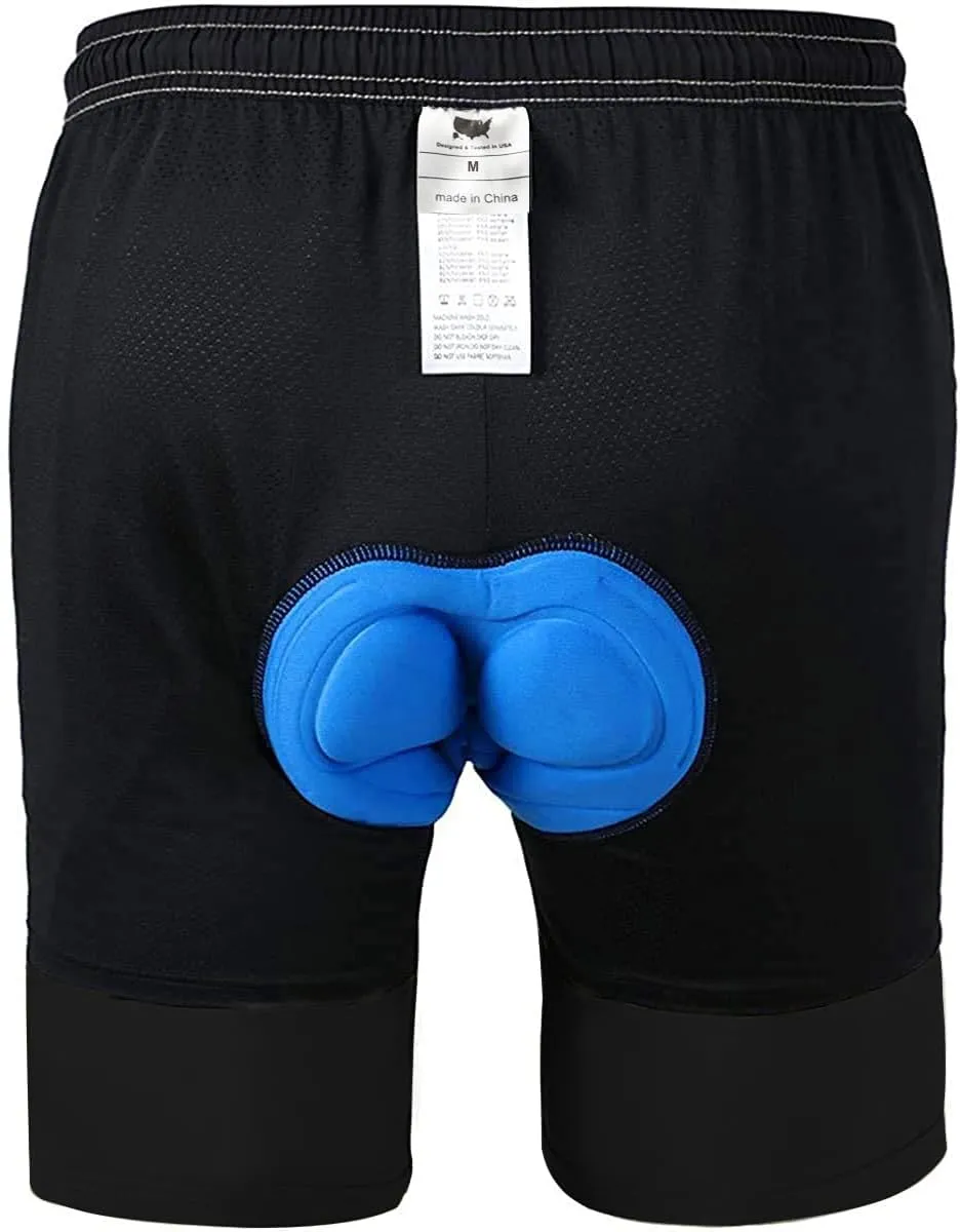 Men's Mountain Bike Shorts 3D Padded Bicycle MTB Shorts Loose-fit Lightweight MTB Cycling Shorts