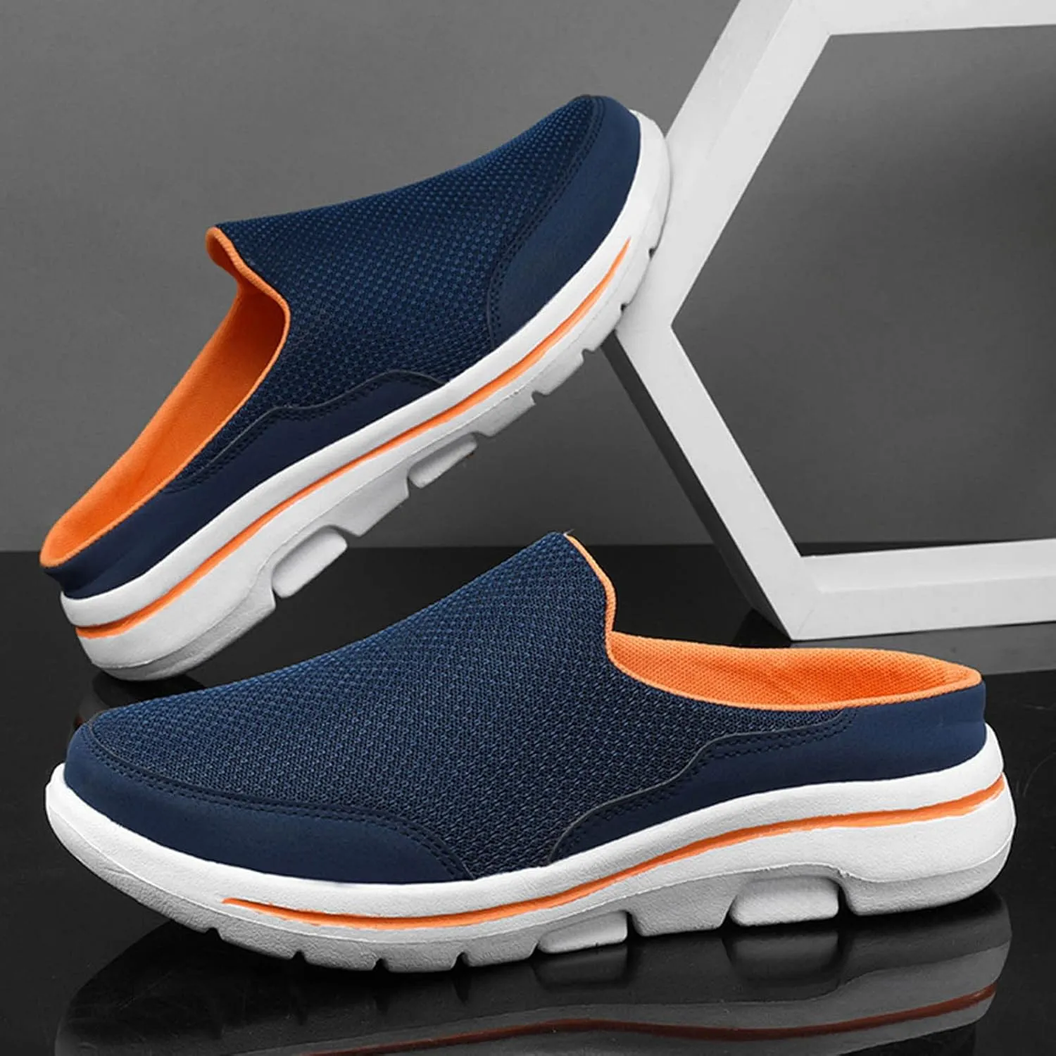 Men's Orthopedic Comfortable Slip-On Shoes Casual Sneaker Mesh Breathable Walking Shoe Convenient Slip On Shoes