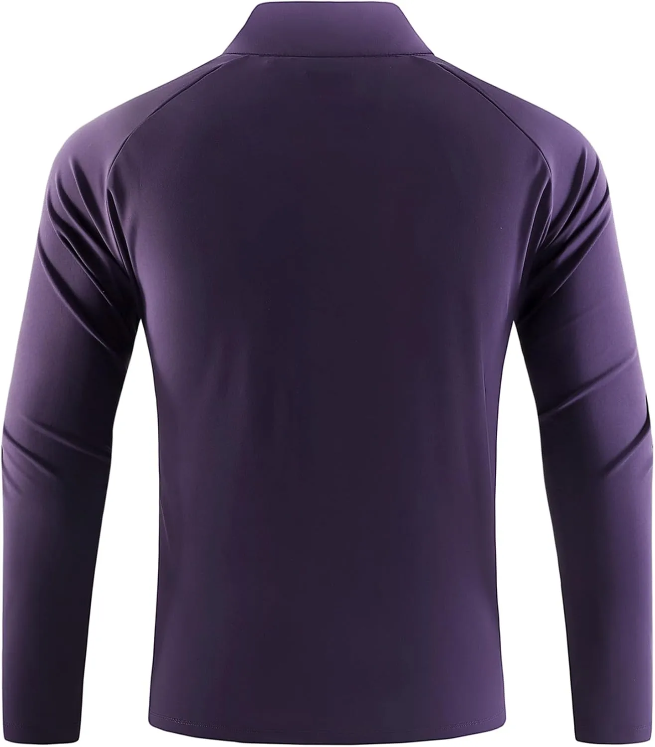 Mens Quarter Zip Pullover Lightweight Moisture Wicking Quick Dry Hiking Workout Running Golf Shirts for Men