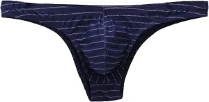 Men's Sexy Briefs Breathable Comfort Thong Underwear Front Pouch Briefs Low Rise Stretch Underpants Bikini Panty