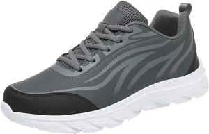 Mens Shoes Large Size Casual Leather Print Casual Fashion Simple Shoes Running Mens Club Sneaker