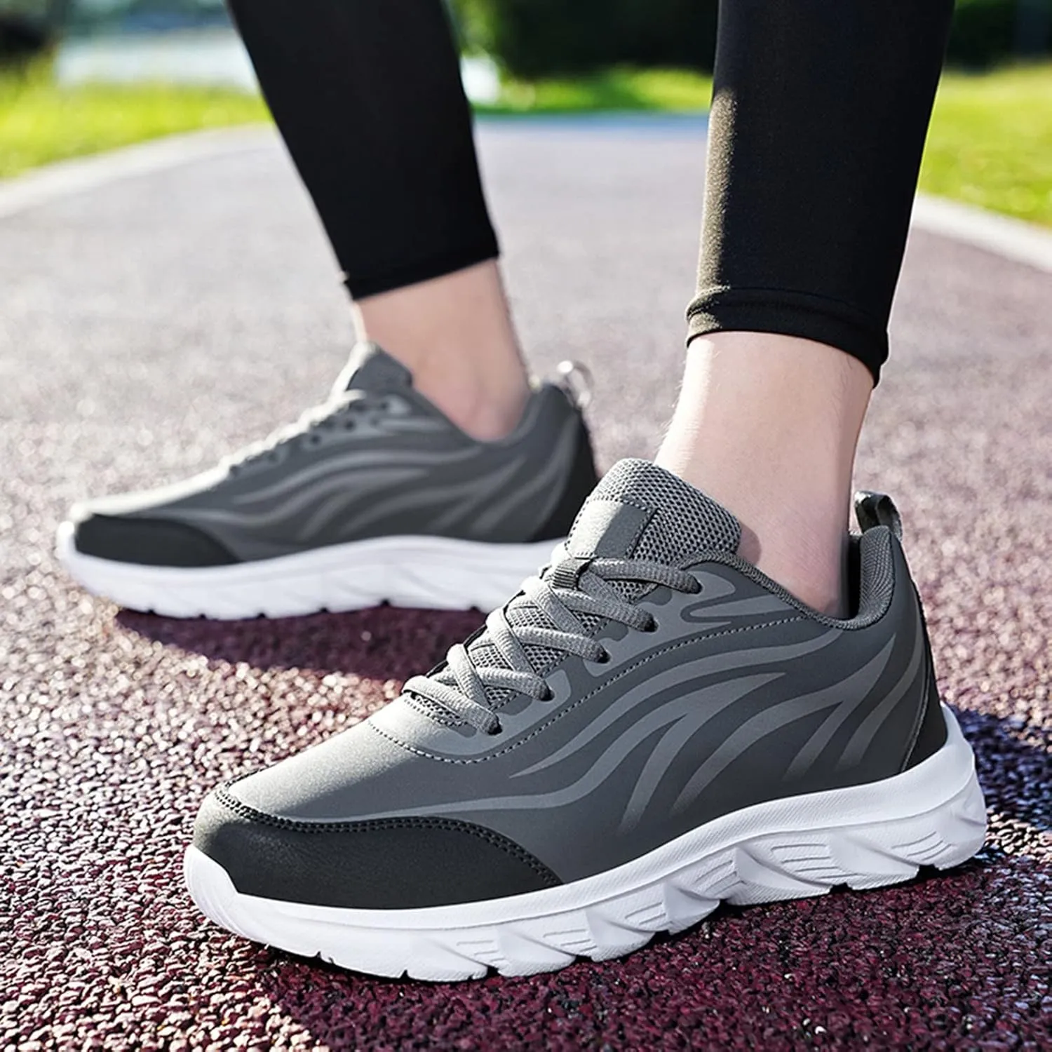 Mens Shoes Large Size Casual Leather Print Casual Fashion Simple Shoes Running Mens Club Sneaker