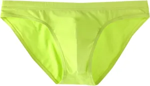 Men's Sports Panties Support Pouch Lightweight Thin Close Fitting Underwear Low Waist Breathable Comfort Briefs