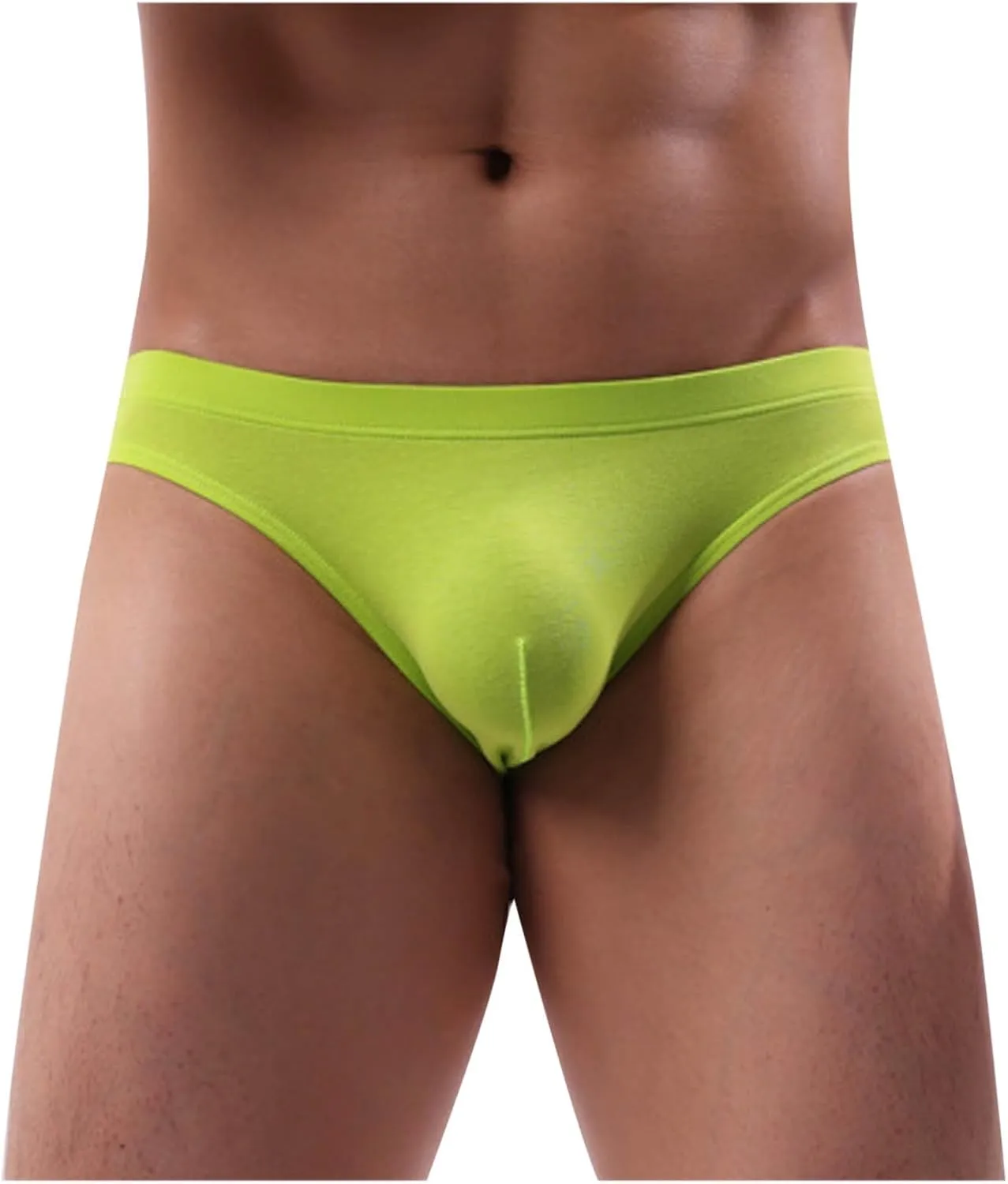 Men's Sports Panties Support Pouch Lightweight Thin Close Fitting Underwear Low Waist Breathable Comfort Briefs