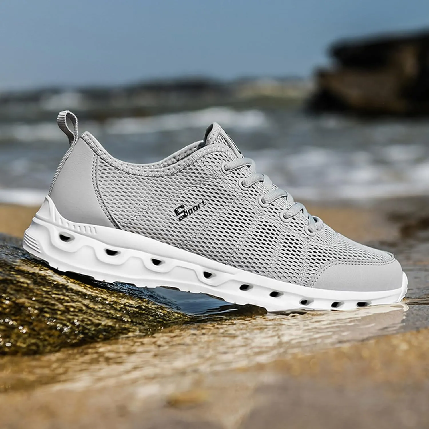 Men's Stretch Memory Foam Shoes Comfortable Breathable Slip On Sneaker Comfortable & Light-Weight Stretch Shoes