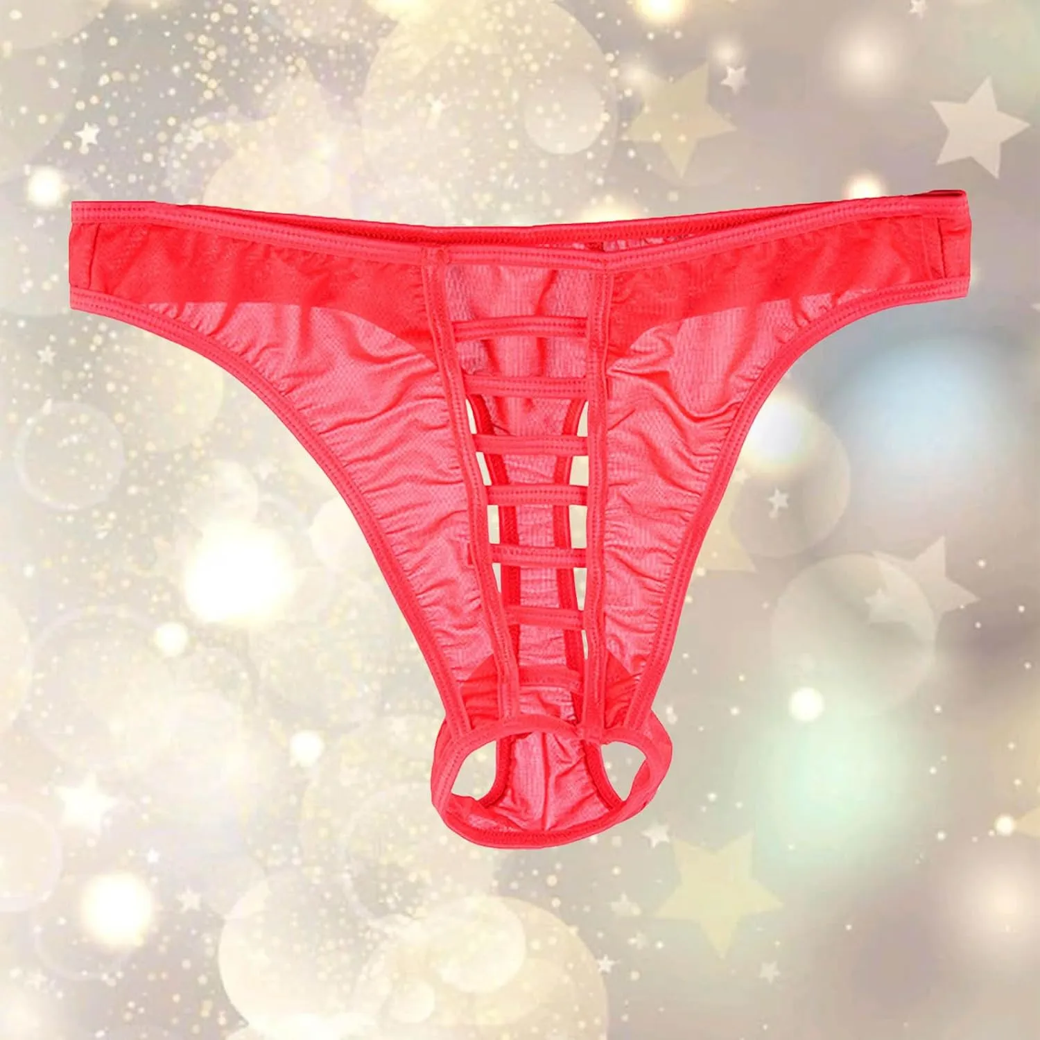 Mens Thongs and G String Underwear Low Rise Slutty G-String Thong Men's Breathable Comfort Briefs
