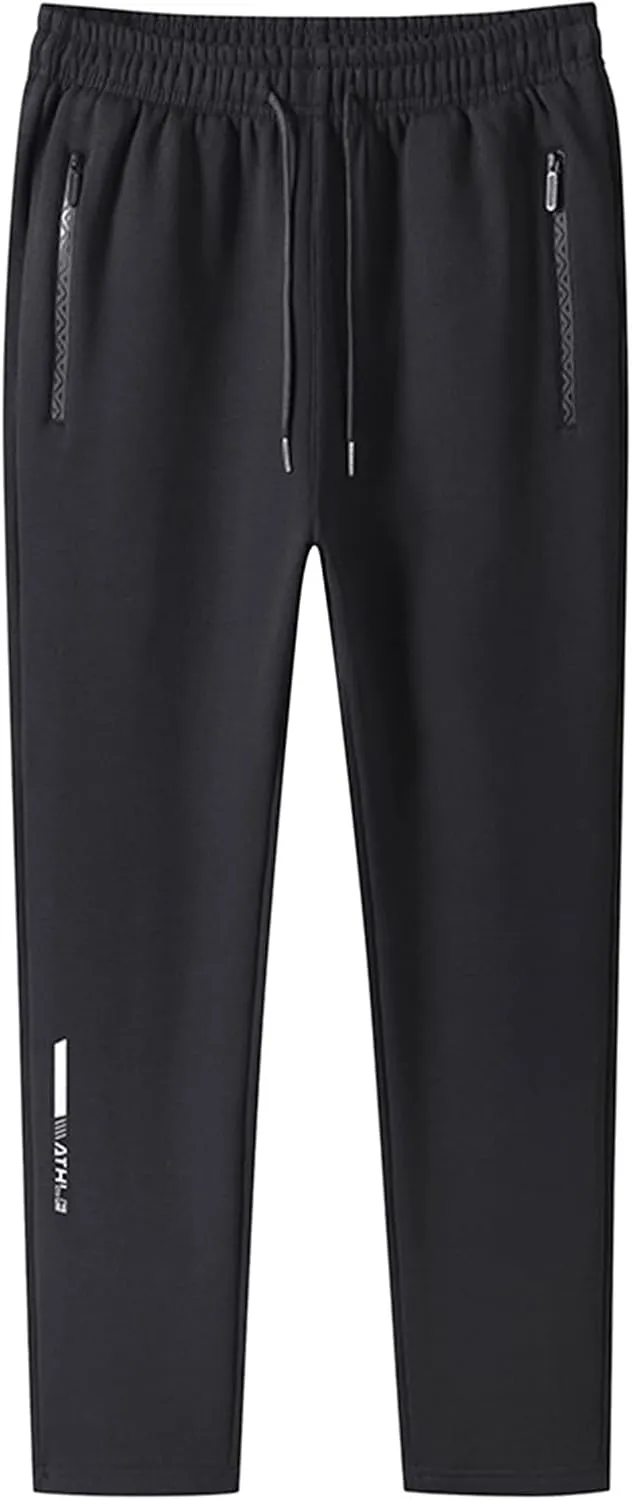 Mens Tracksuit Bottoms Pants Casual Stretchy Joggers Loungewear Sweatpant Loose Elastic Waist Cargo Pant