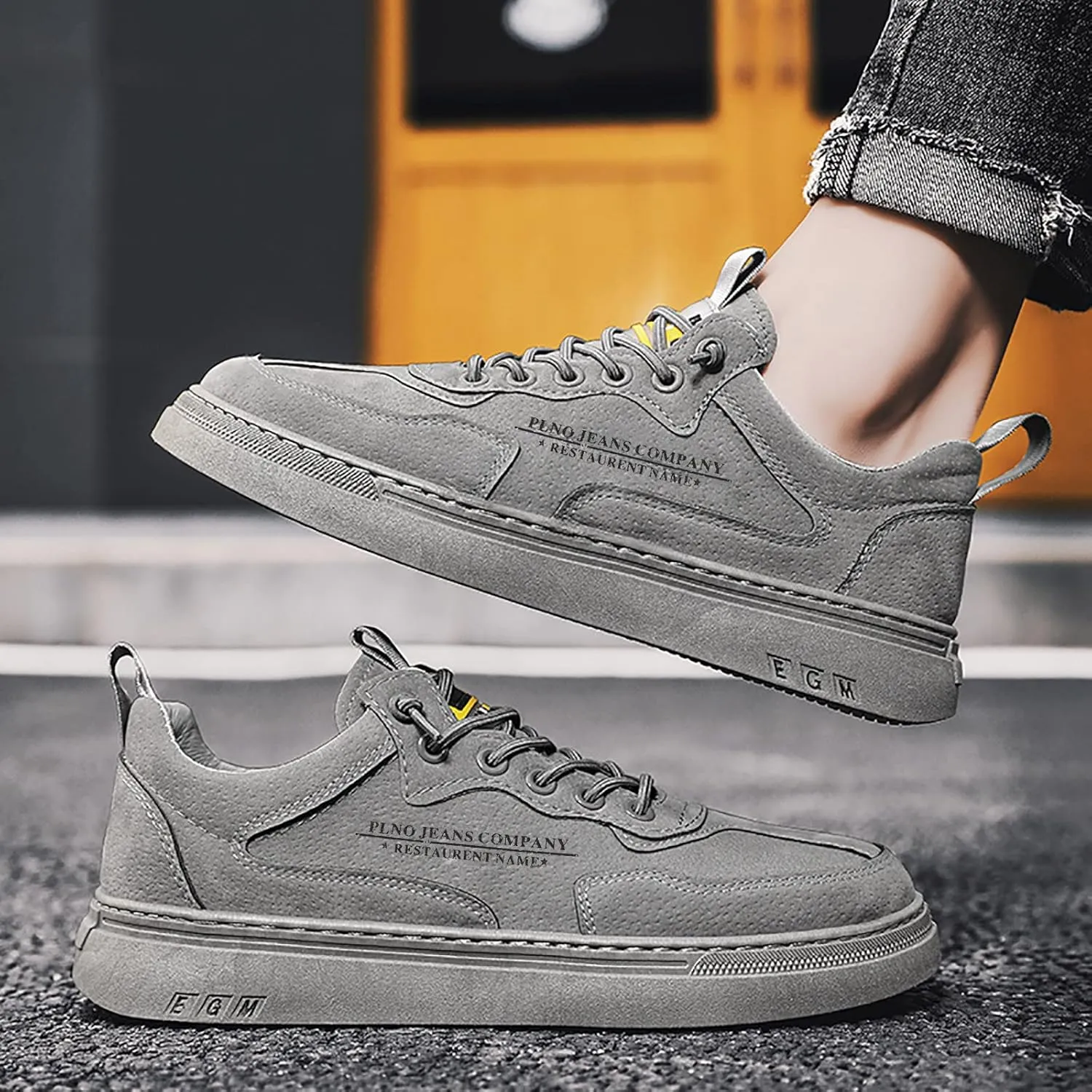 Mens Walking Shoes Slip Breathable Comfort Walking Shoes for Men Men's New Comfortable Tennis Comfortable Black Men Dress