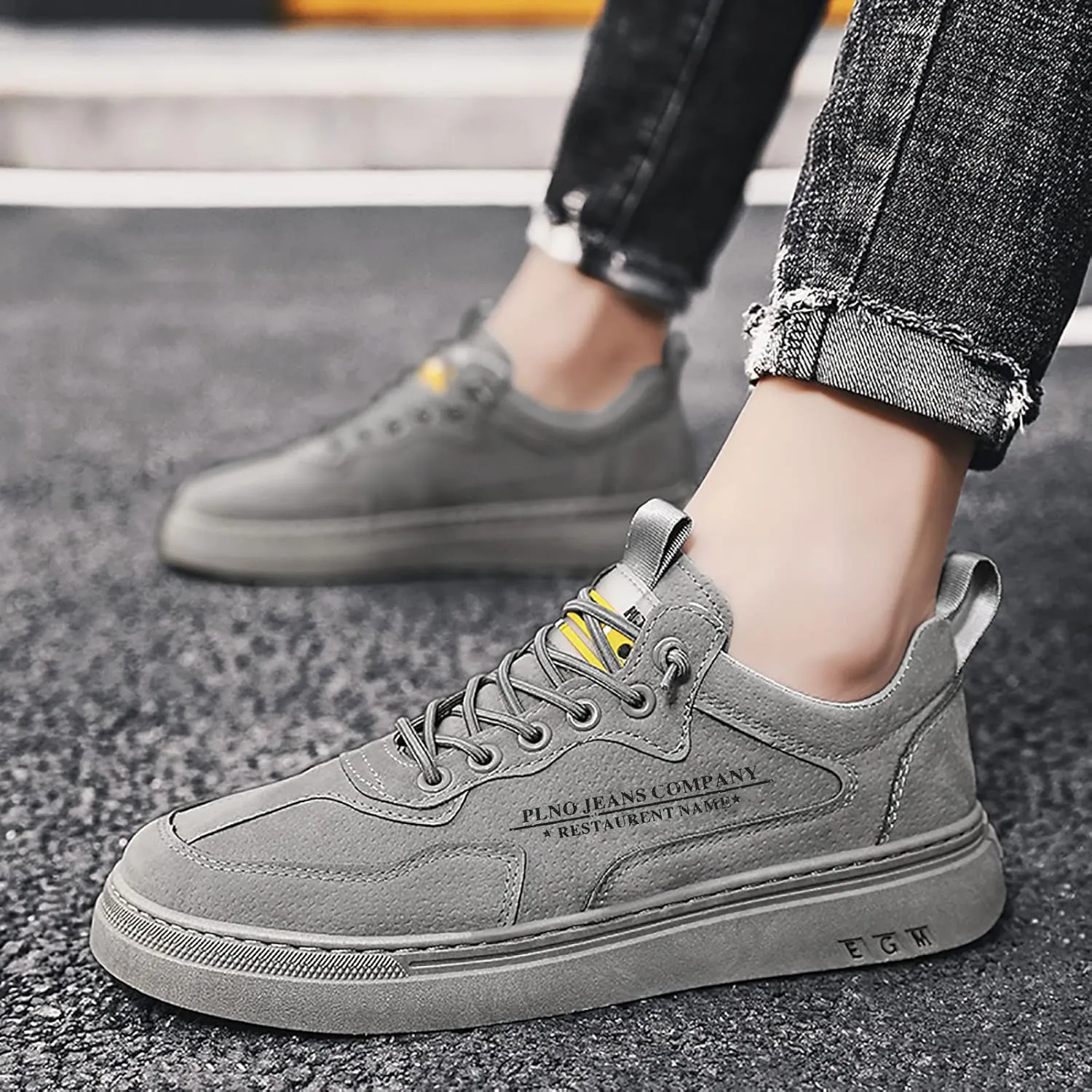 Mens Walking Shoes Slip Breathable Comfort Walking Shoes for Men Men's New Comfortable Tennis Comfortable Black Men Dress