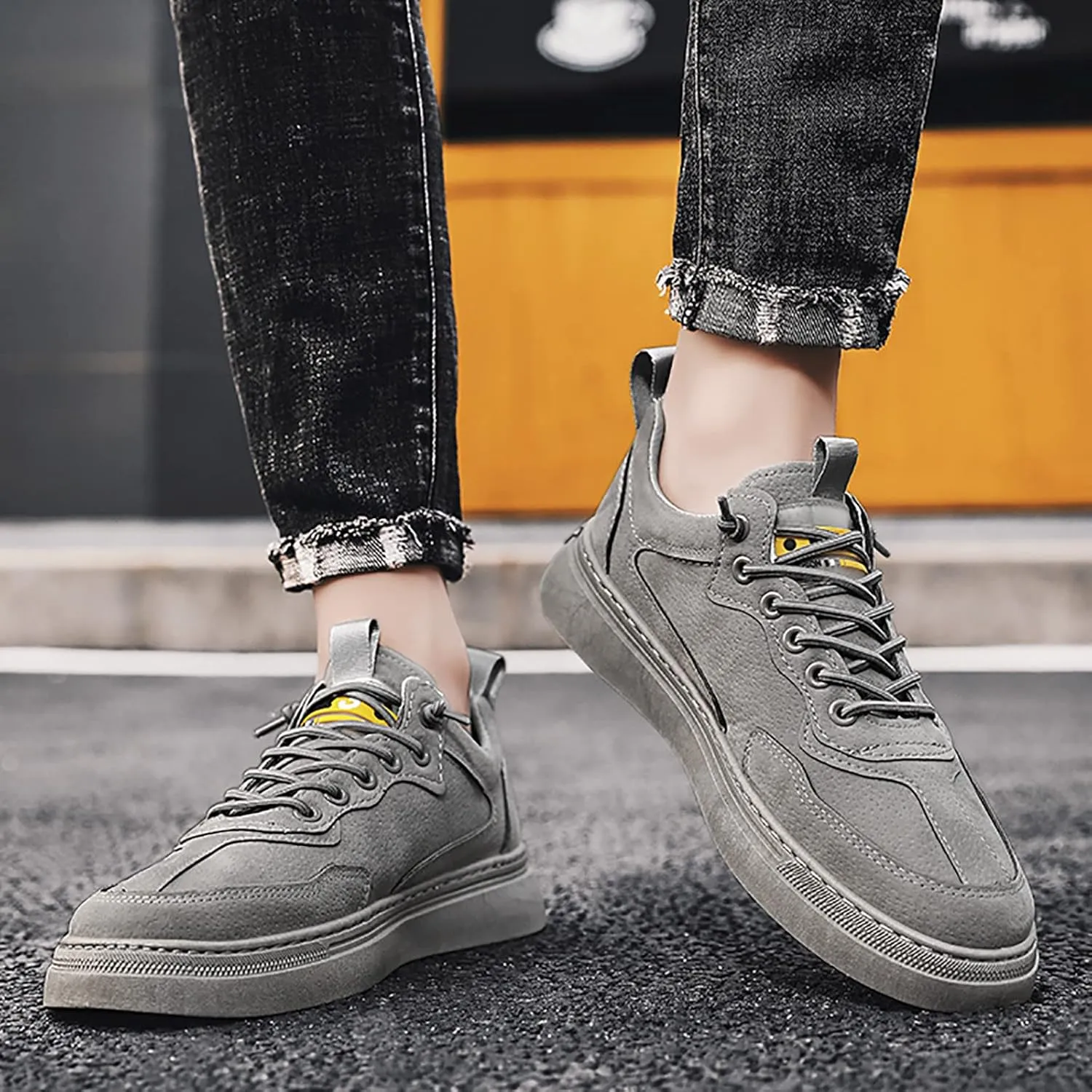 Mens Walking Shoes Slip Breathable Comfort Walking Shoes for Men Men's New Comfortable Tennis Comfortable Black Men Dress
