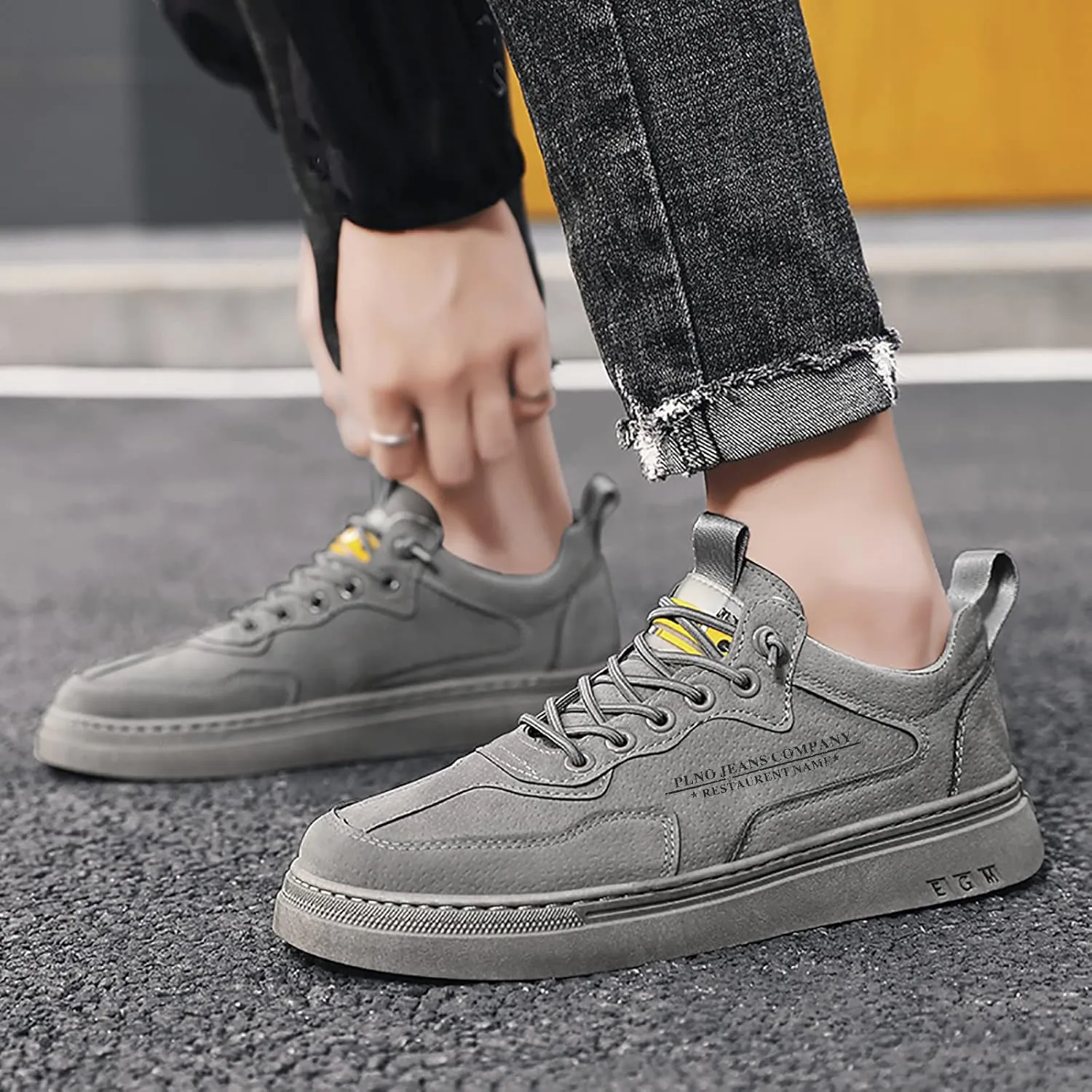 Mens Walking Shoes Slip Breathable Comfort Walking Shoes for Men Men's New Comfortable Tennis Comfortable Black Men Dress