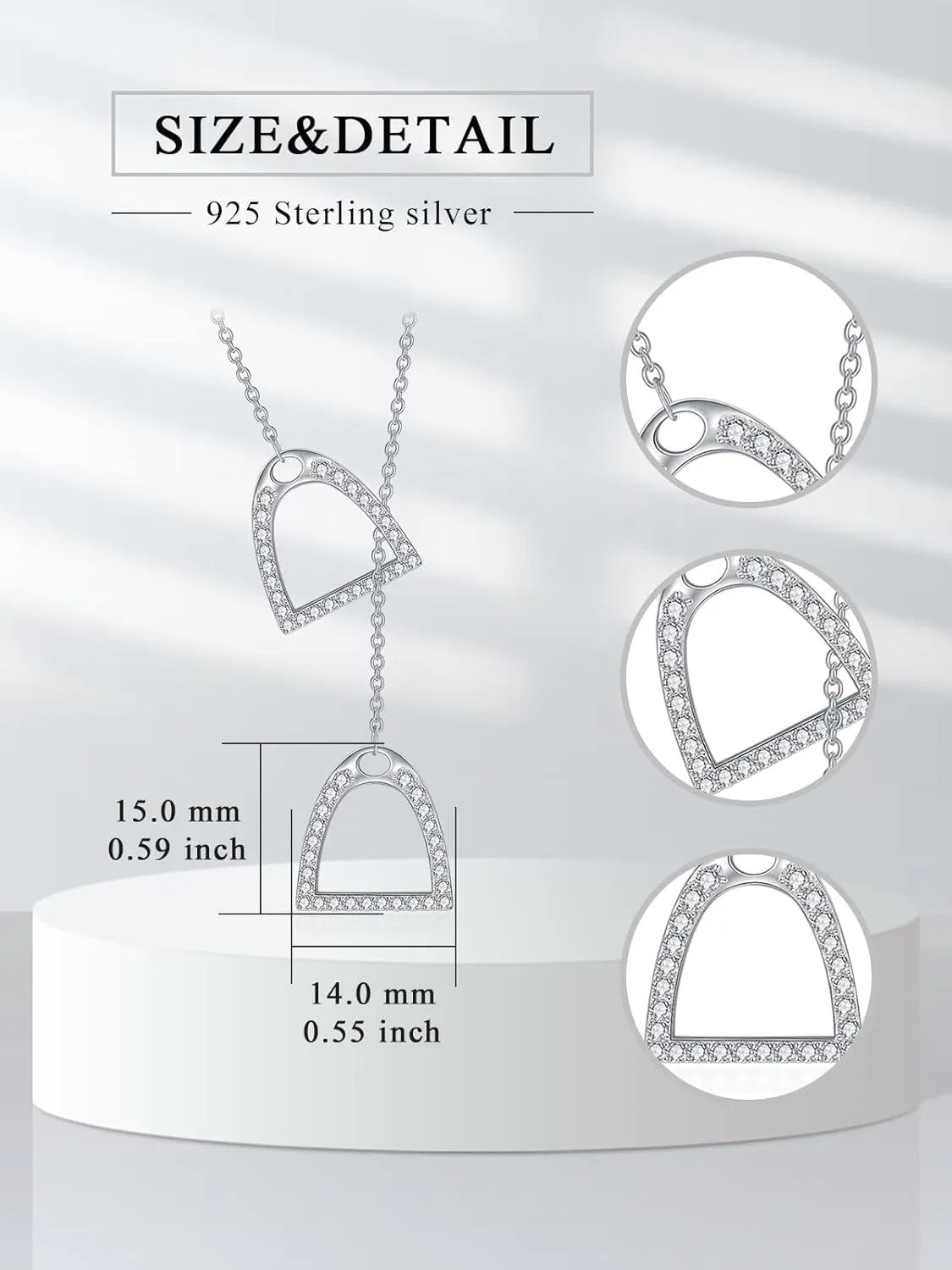Midari Black Skull Necklaces St Patricks Necklace Couple Necklaces for Women Sterling Silver Gothic Jewelry for Women