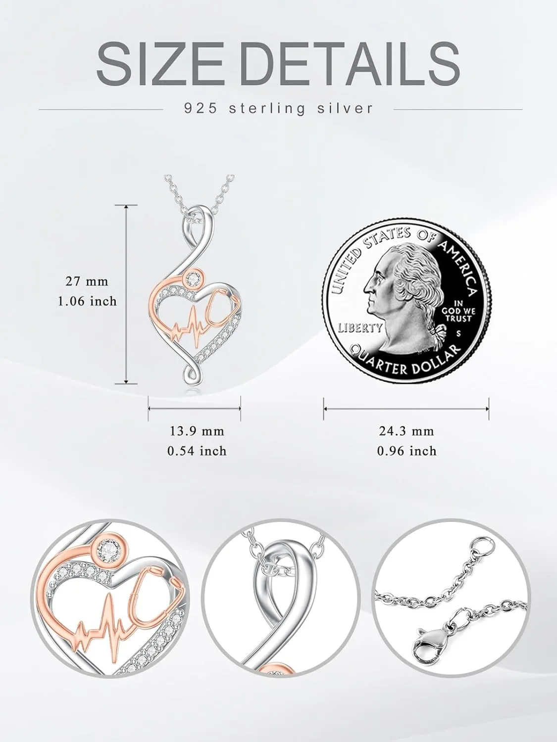 Midari Black Skull Necklaces St Patricks Necklace Couple Necklaces for Women Sterling Silver Gothic Jewelry for Women