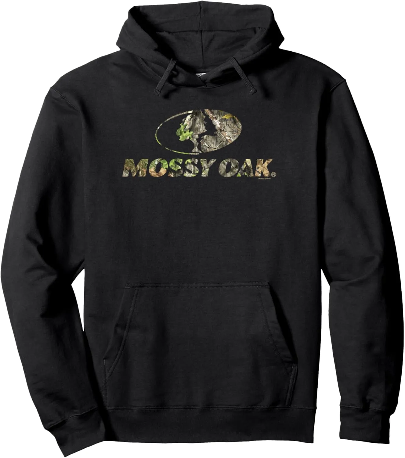 Mossy Oak Nature Camouflage Classic Outdoors Logo Pullover Hoodie