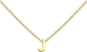 Necklaces For Women Initial Necklaces Letter Necklace Gold Silver Plated A-Z Pendant Titanium Necklace For Women