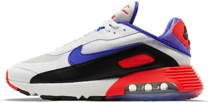 Nike Air Max 2090 EOI Mens Running Trainers DA9357 Sneakers Shoes (UK 6.5 US 7.5 EU 40.5, Summit White Racer Blue Black 100)